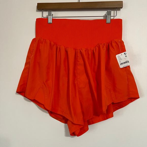 NWT Free People Movement Carpe Diem Shorts in Flame XL - Picture 3 of 7